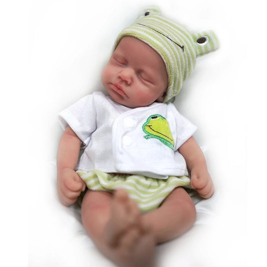 12" 30Cm Boy Micro Preemie Full Body Silicone Baby Doll Lifelike Mini Reborn Doll Surprice Children Anti-Stress My Melody